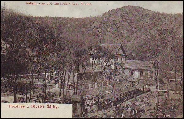 Dívčí Skok - historické foto