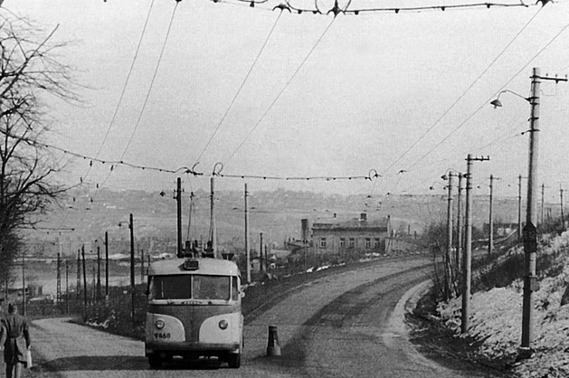 trolejbus na krejcarku 1966