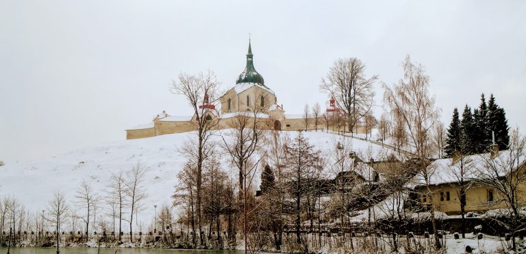 Adventní výlet za Santinim: Zelená hora, Žďár a klášter v Želivě 12.12.2021.