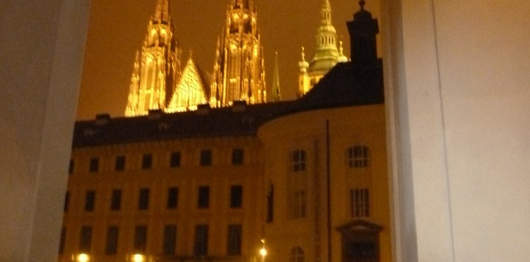 Večerní procházka pražským hradem