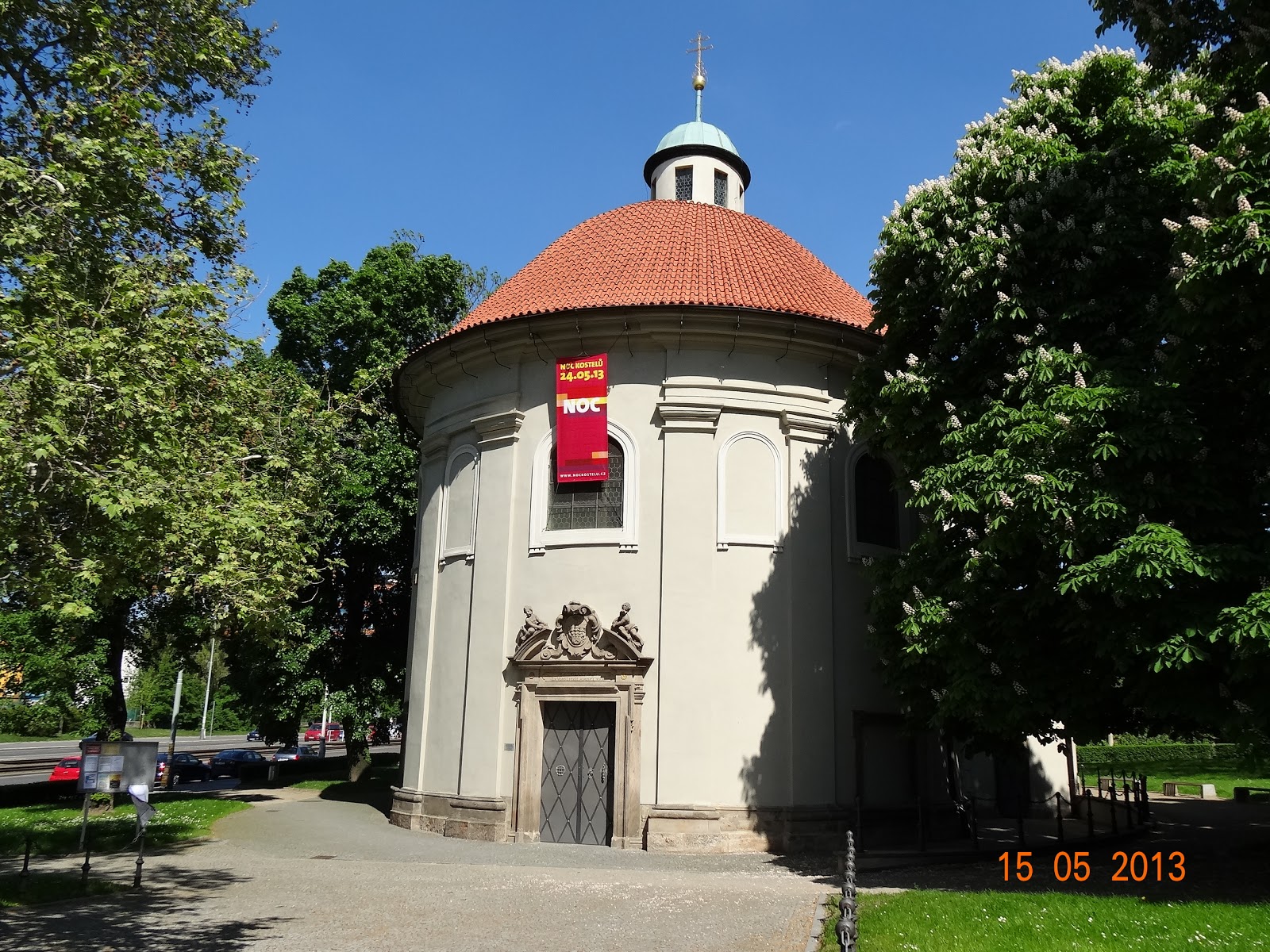 Baroque Church of St. Roch - originally plague chapel at the newly established cemetery. The primary reason for its  building was an epidemic of plague in Prague in 1682. Later the church  served as cemetery church and as the parish church from the year 1839.
